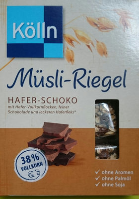 Müsli-Riegel Hafer-Schoko