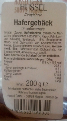 Hafergebäck