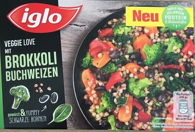 Iglo Brokkoli Buchweizen 4250241207768 Gemüsemischung  mit schwarzen Bohnen, Buchweizen und schwarzem Reis