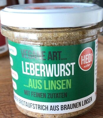 Leberwurst aus Linsen