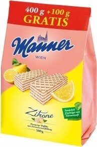 Manner Schnitten Zitrone 400G + 100G Gratis