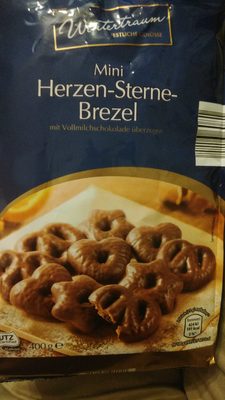 Mini Herzen-Sterne-Brezel